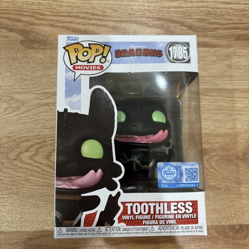 Dragons Toothless (Com Língua) #1785 Funko Pop Boneco de Vinil Edição Limitada Coleção de Bonecos Anime Action Figures Modelo de Brinquedo de Presente