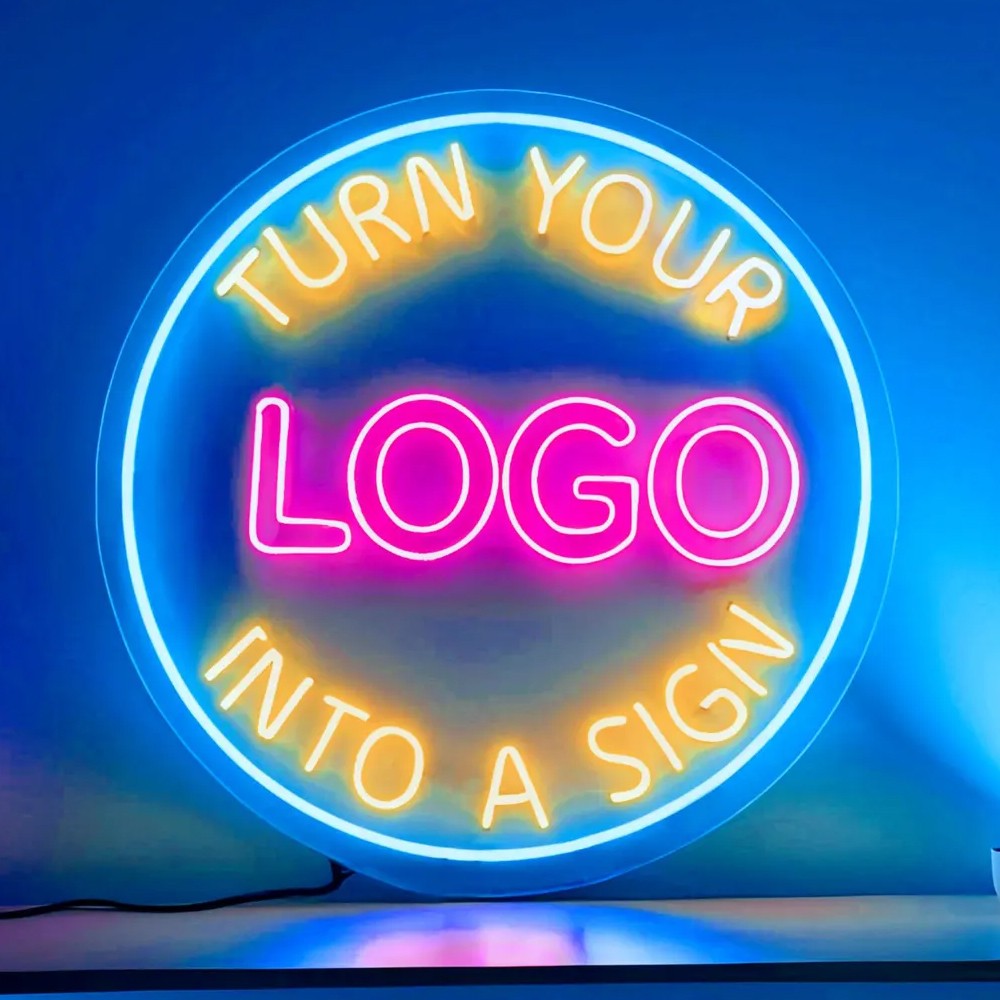 Custom Neon Sign Acrylic Sign Business Decor Logo Beauty Salon Nail Hair Studio Custom Company Name LED Neon Light Dropshipping