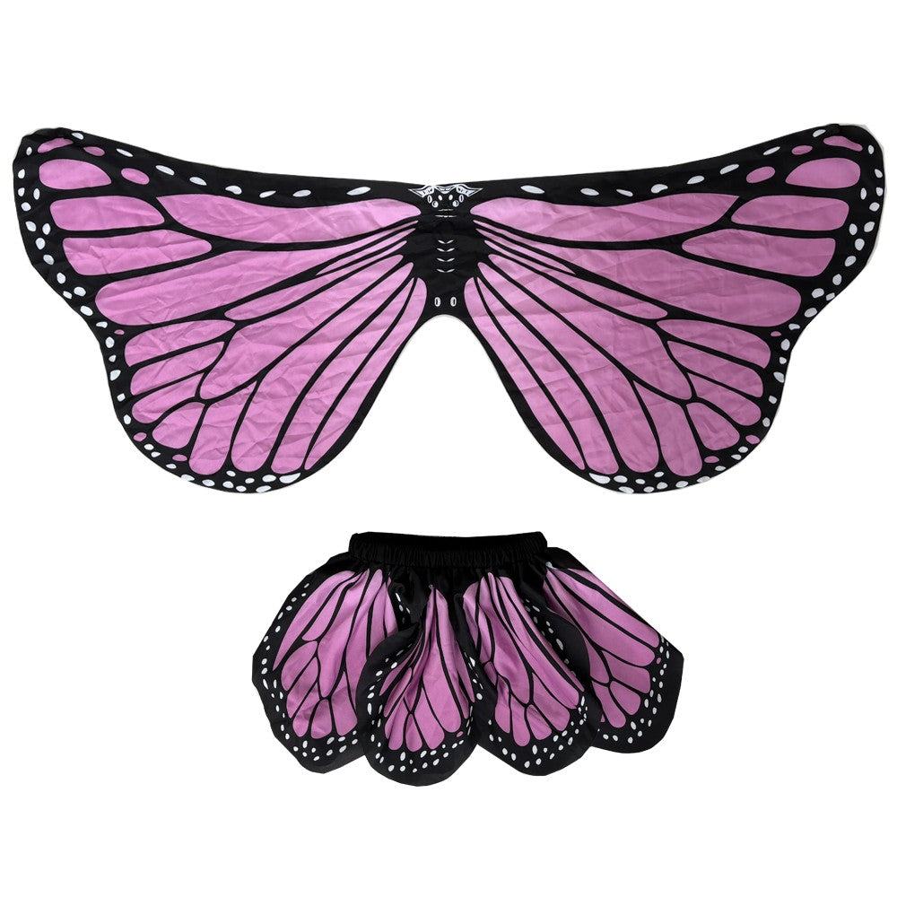 Butterfly Cosplay Wings Costumes Girl Performance Accessories Halloween Carnival Props Wing For Girls Boys Cloak Party Ccarnival
