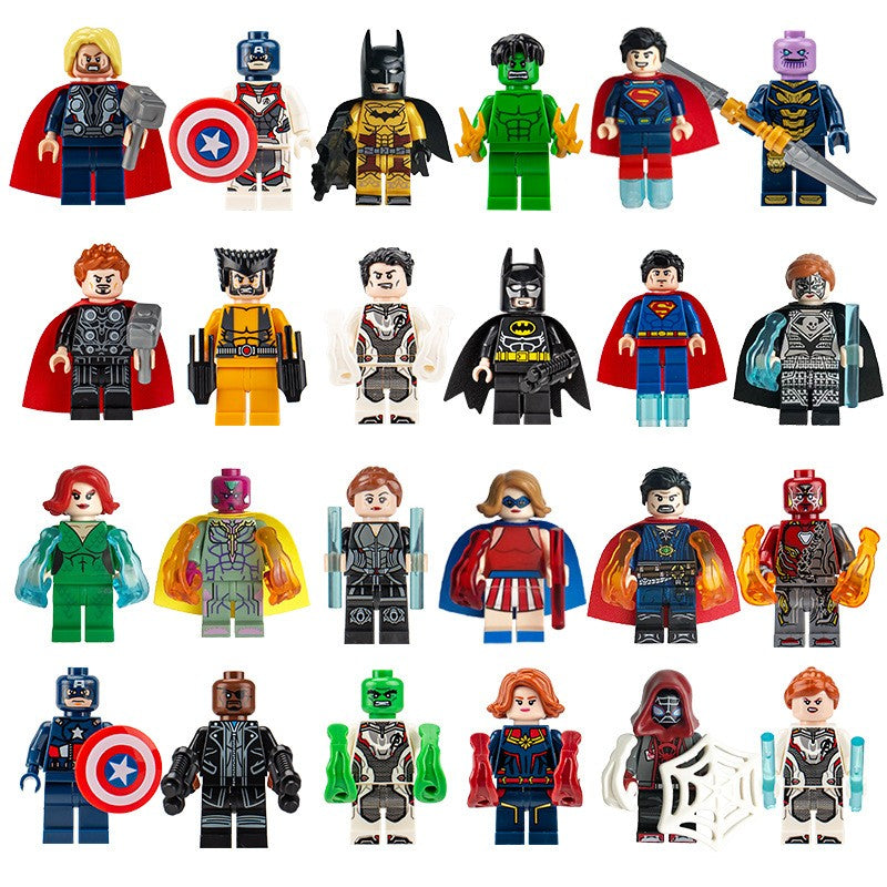 Peças de montar, figuras, bonecos humanoides, brinquedos, minifiguras, bonecas humanoides, brinquedos infantis, presentes de aniversário, personagens de desenhos animados