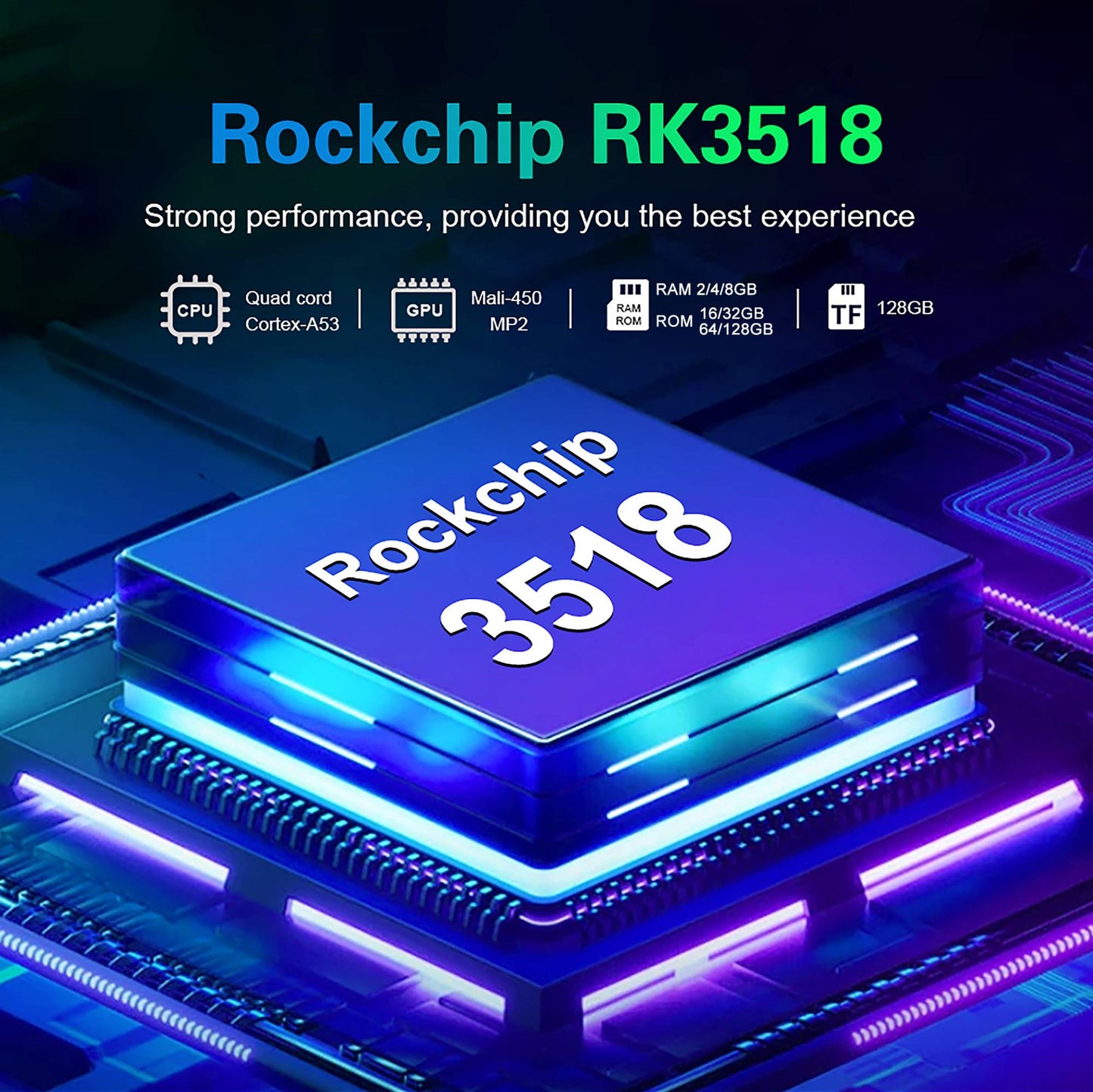 YOZHIXU Smart TV Box X10 RK3518 Android 16 Streaming Media Player Quad Core Cortex A53 Ram 4GB 8GB Rom 64GB 128GB Set Top Box