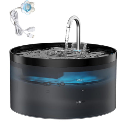 Bebedouro automático para animais de estimação 2,1L Bomba ultra silenciosa torneira para gatos adequado para cães e gatos com sensor USB elétrico