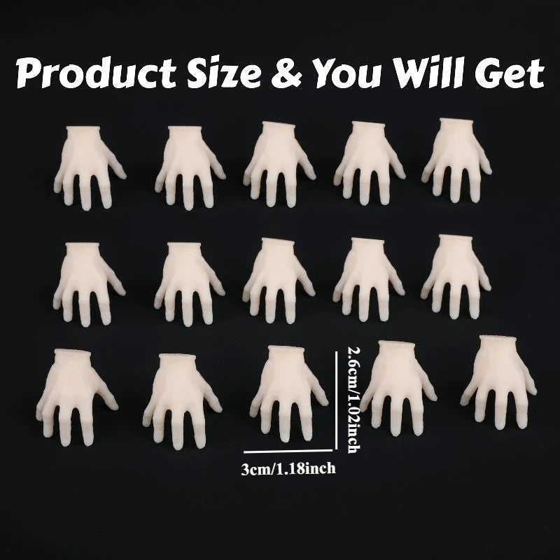 8-36pcs 3D Creepy Plastic Hand Halloween Part Simulation Skeleton Hand Model For Halloween Party Decoration Horror Thriller Prop