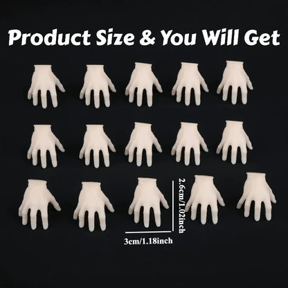 8-36pcs 3D Creepy Plastic Hand Halloween Part Simulation Skeleton Hand Model For Halloween Party Decoration Horror Thriller Prop