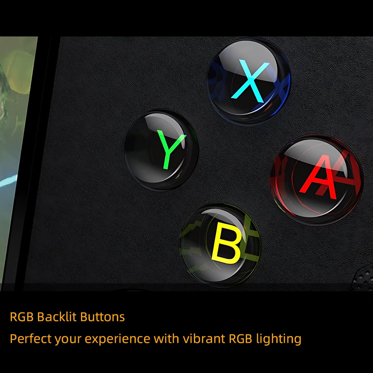 Wireless RGB Controller for Switch/Switch OLED Hall Effect Joystick 6-Axis Gyro Turbo Auto Function Gamepad Accessories