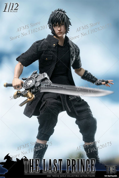 TOYS BATTALION TB019 Escala 1/12 Figura Colecionável O Último Príncipe Anime Dolls Noctis Lucis Caelum 6" Boneco Soldado Masculino