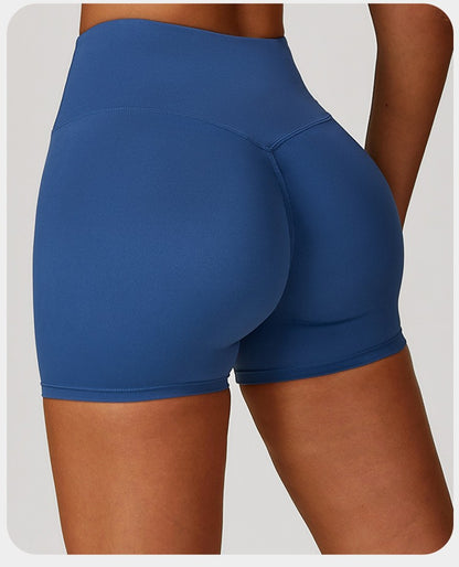 SWELTERING Gym Fitness Shorts Running Cycling Sports Shorts Breathable Workout Short Leggings High Waist Fitness Yoga Shorts