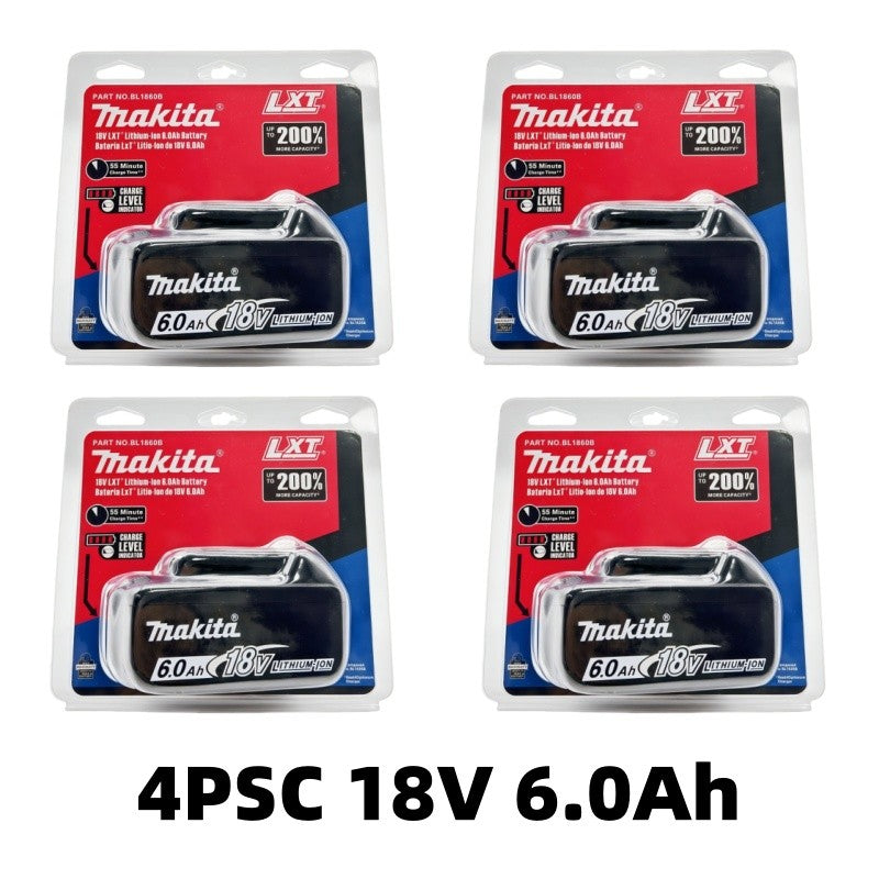 Bateria Recarregável Original Makita 18V 6.0Ah, para Bateria de Ferramentas Elétricas Makita BL1860 BL1830B BL1840 BL1840B BL1850 BL1850B