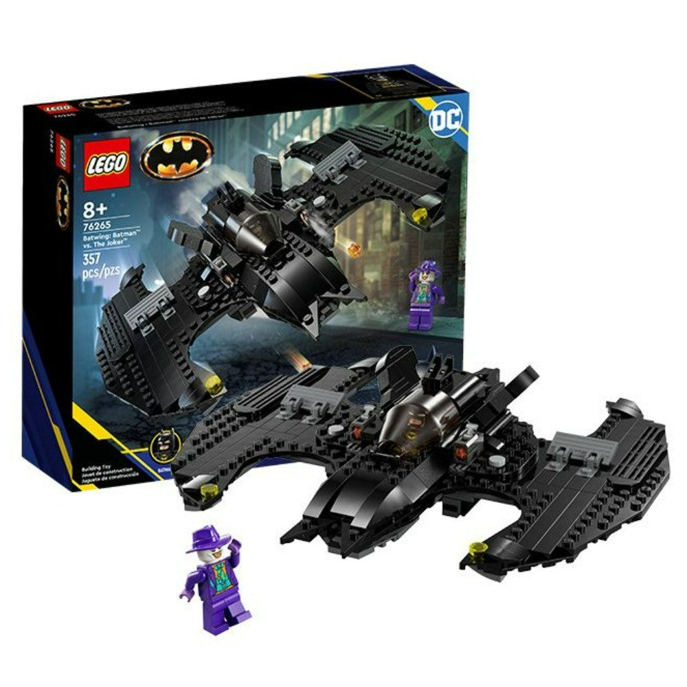 Lego 76265 Batwing: Brinquedo de Blocos de Montar Batman™ vs. O Coringa™ para Crianças de 8+ Anos Presente de Aniversário e Natal 357 Peças