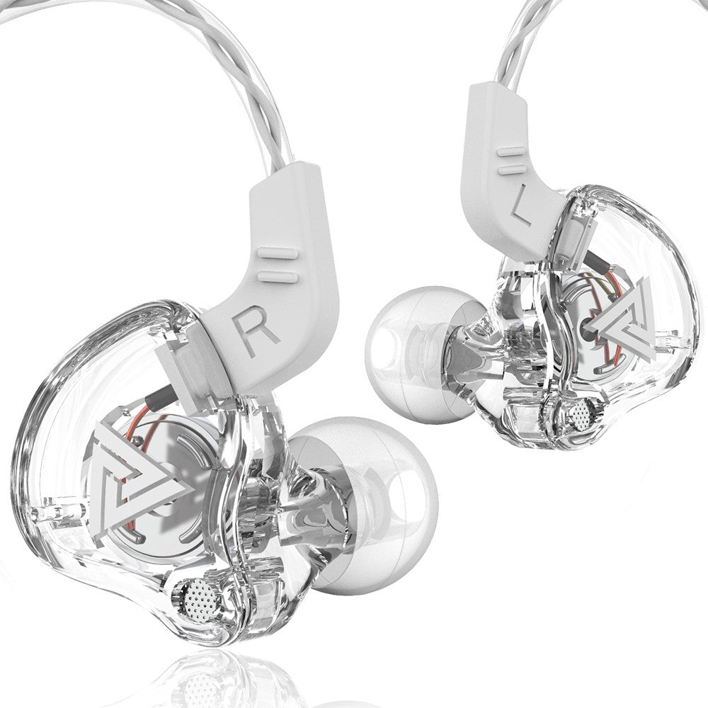 Fone de Ouvido Gamer QKZ AK6 Genuíno, Headset Gamer com Cabo de 3,5mm, Fones de Ouvido com Redução de Ruído, Fones de Ouvido com Fio e Mãos Livres para Esportes