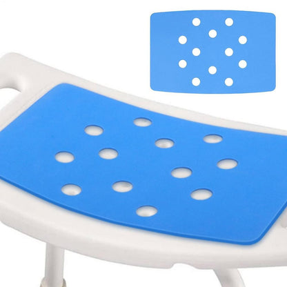 Non-Slip Shower Stool Cushion Anti-Skid Bath Chair Mat Waterproof Bathroom Safety Pad EVA Seat Cushion for Tub Acessories