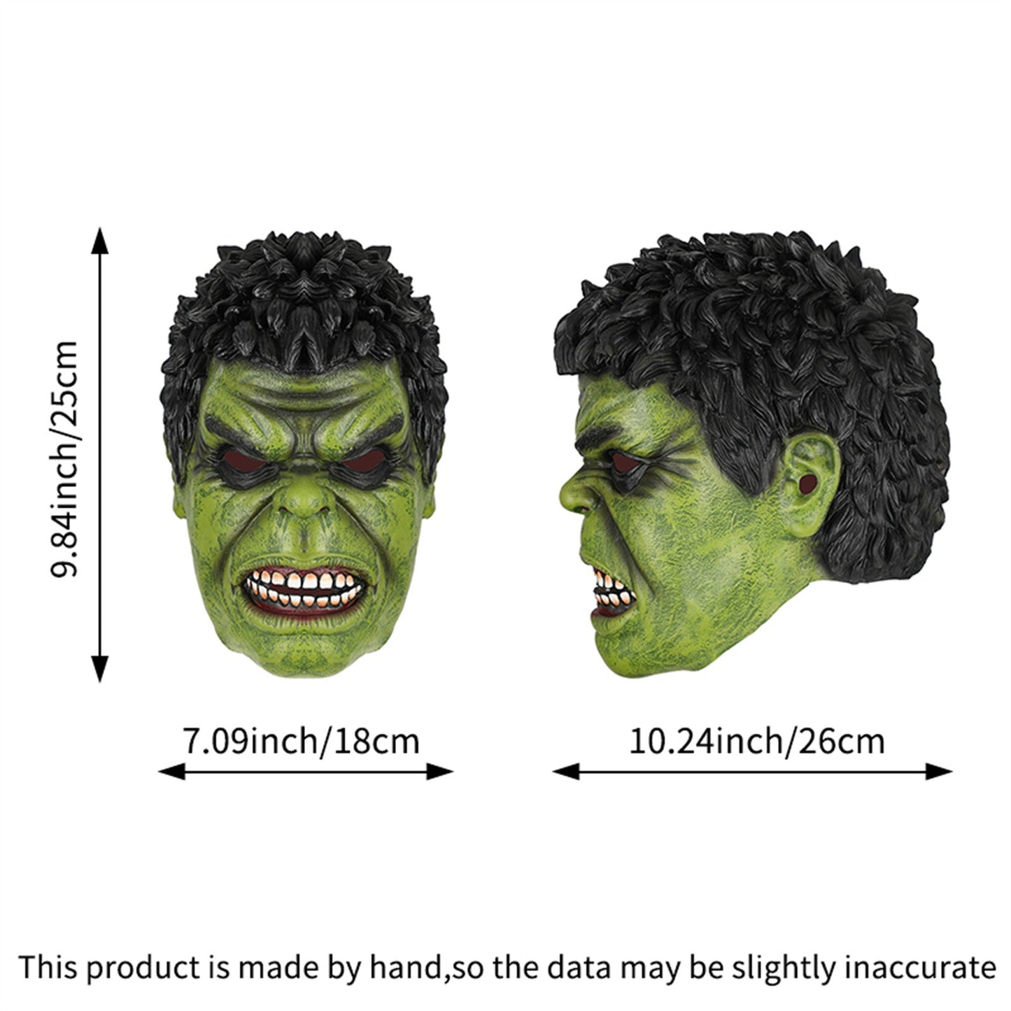 Popular Character Mask, Natural Latex Hand-Painted Carnival Prop, HD Movie-Style Cosplay Accessory for Halloween & Masquerade