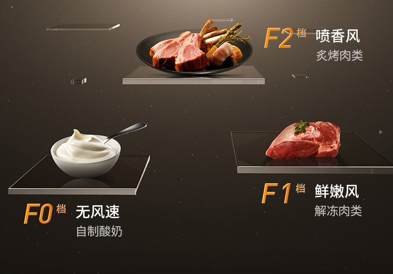 Fritadeira elétrica Jiuyang, nova, grande capacidade, fonte de calor dupla, sem necessidade de virar, visual, forno elétrico, máquina de cozinhar