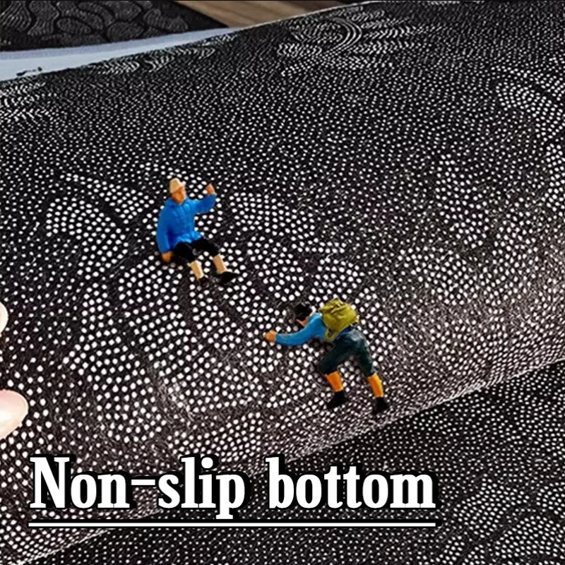 VIKAMA Antique-Style Round Living Room Carpet, Study Computer Chair Mat, Swivel Chair, Bedroom Closet Mat, Home Decoration