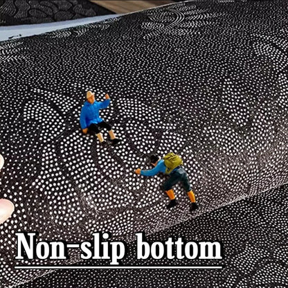 VIKAMA Antique-Style Round Living Room Carpet, Study Computer Chair Mat, Swivel Chair, Bedroom Closet Mat, Home Decoration