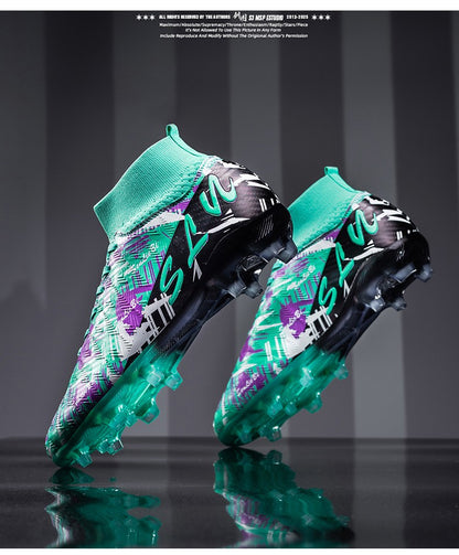 Men's Soccer Shoes Cleats Non-Slip FG Football Boots Men High-quality Match Training Sneakers Futsal Indoor Soccer Boots Boys