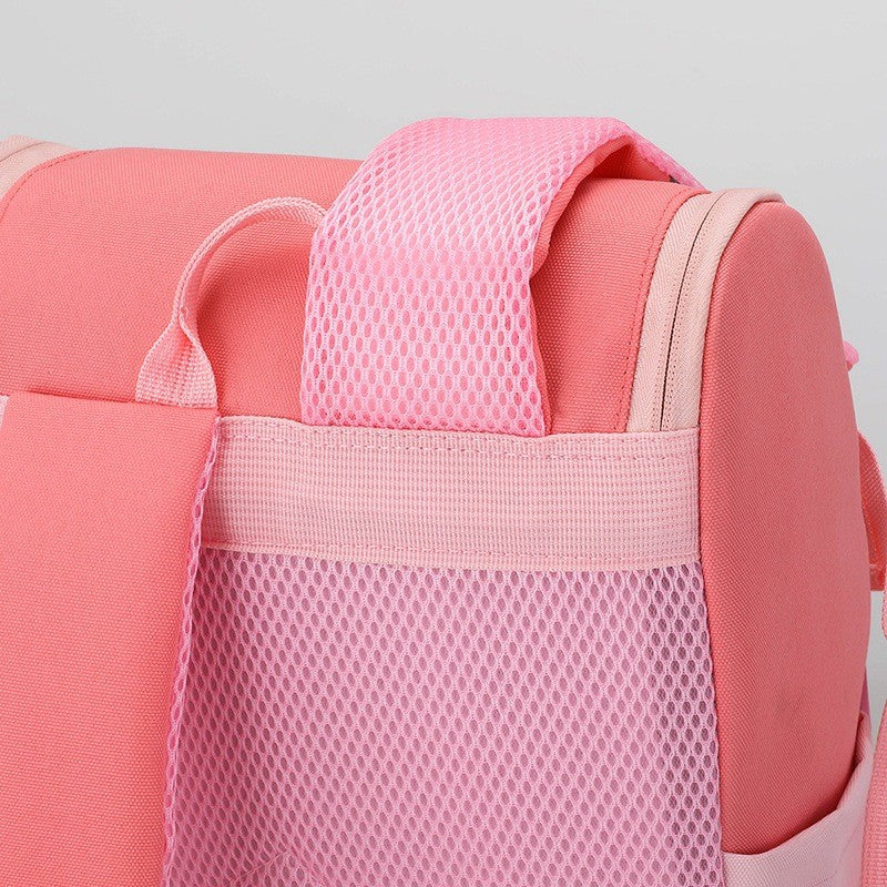 Mochila infantil de desenho animado para meninos e meninas do ensino fundamental, versão coreana, nova bolsa espacial infantil