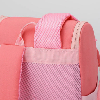 Mochila infantil de desenho animado para meninos e meninas do ensino fundamental, versão coreana, nova bolsa espacial infantil