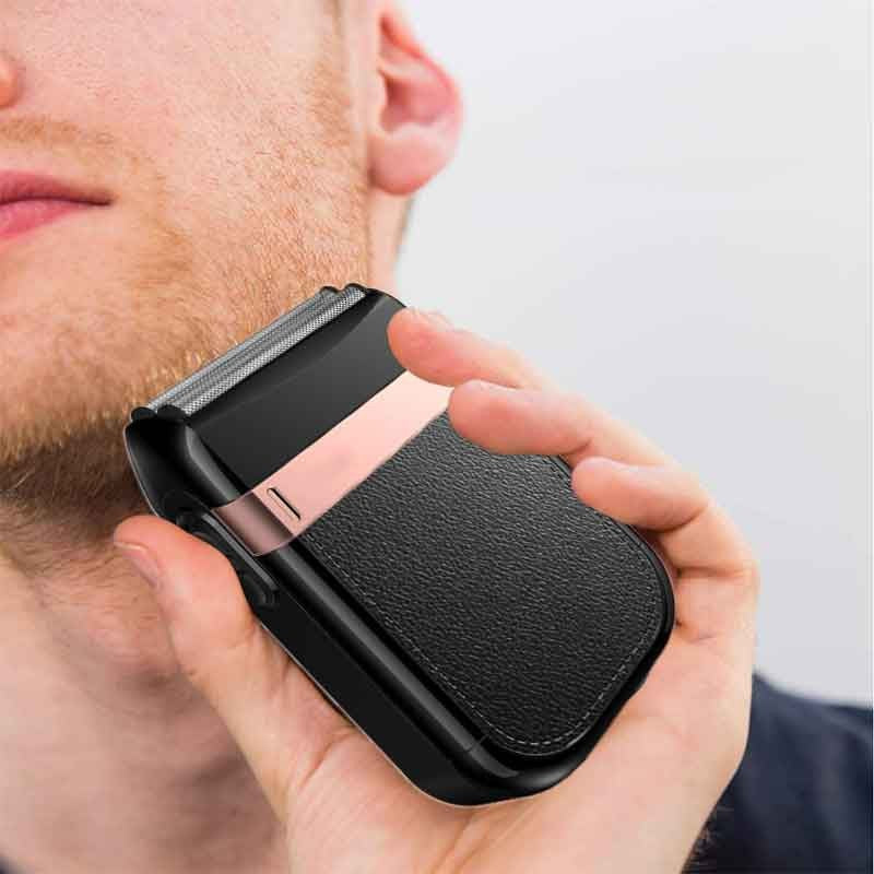 Kemei 2024 Rechargeable Shaver For Men Washable Electric Shaver Beard Shaving Machine Bald Head Electric Razor With Extra Mesh