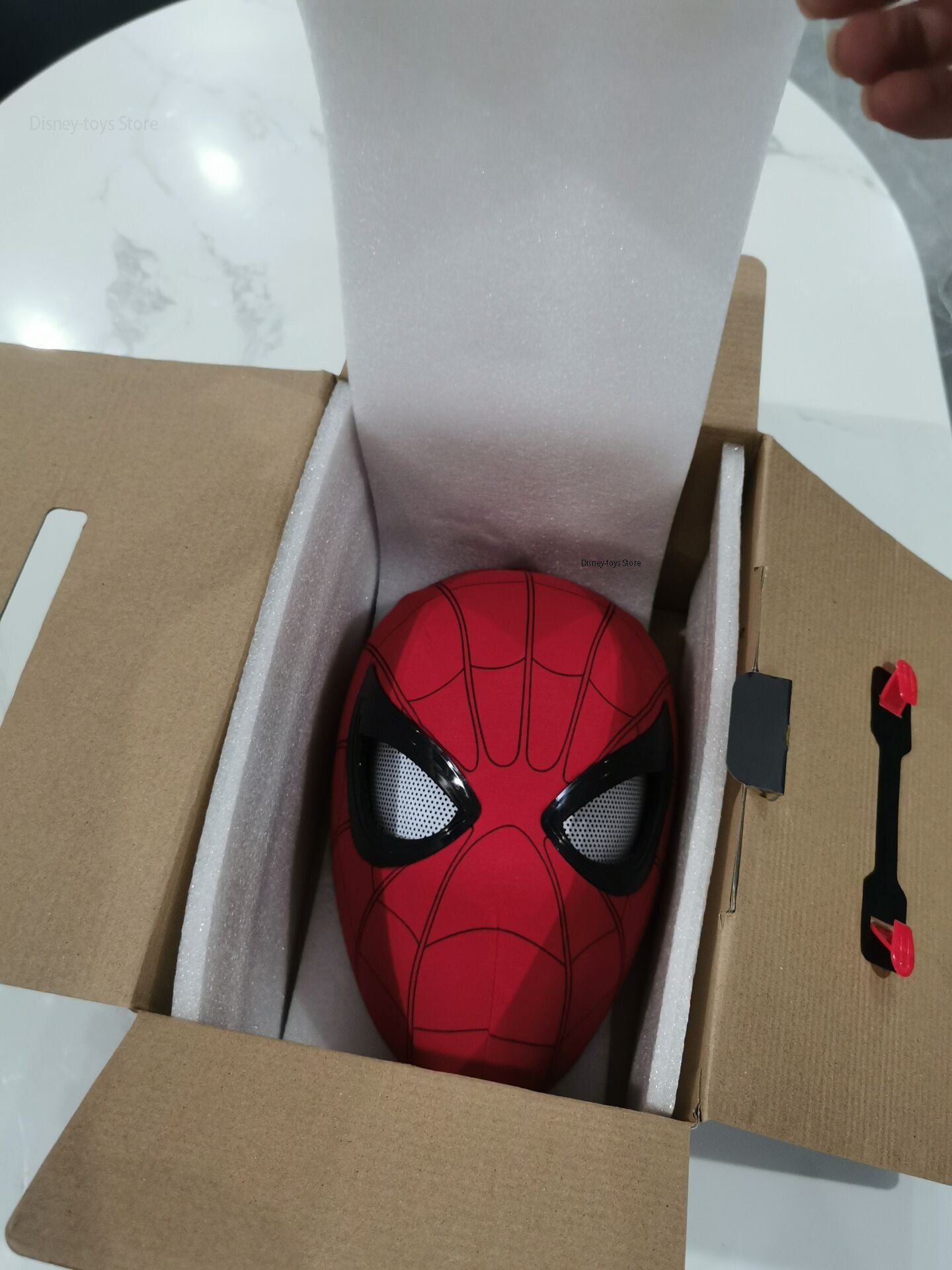 Nova Máscara do Homem-Aranha: Sem Volta Para Casa Capacete de Luxo Recarregável Olhos Remotos Móveis Máscara Decoração de Cosplay Brinquedos de Presente