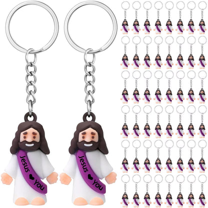 20-200PCS Little Jesus Figures Mini Jesus Figurines in Bulk Hide and Seek Religious Party Favor Sunday School Easter Egg Stuffer