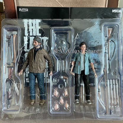 18cm NECA The Last Of Us Part 2 Joel Ellie Com Arco Action Figure 2 pçs/set Modelo Brinquedo Articulado Presente de Natal Brinquedo Premium