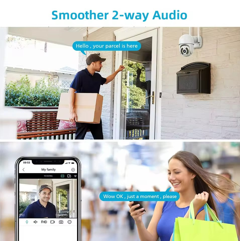 8MP 4K IP Camera 5MP Speed Dome Auto Tracking Camera Smart Home Outdoor Wireless WIFI Camera Surveillance Monitor