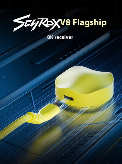 Scyrox V8 36g Ultra-Light Wireless Gaming Mouse Tri-Mode 30000DPI PAW3950 Sensor RGB Macro FPS Esports Lightweight Mouse Gifts