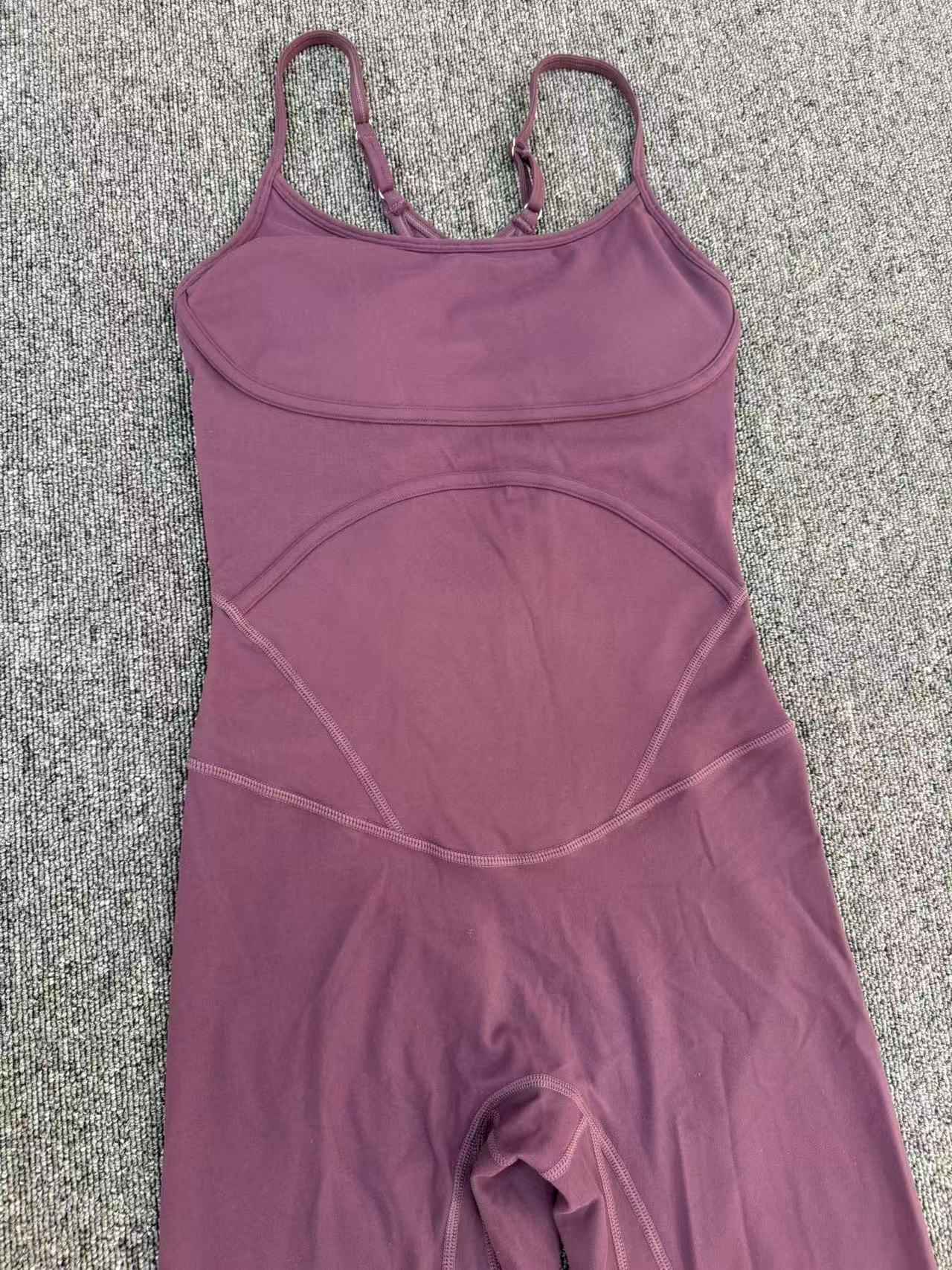 JUREN Fitness Jumpsuit Women Tracksuit Sports Playsuit Running One Piece Yoga Suit Scrunch Backless Set Rompers Gym Clothes