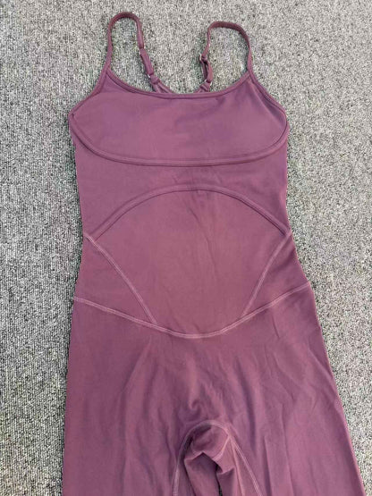 JUREN Fitness Jumpsuit Women Tracksuit Sports Playsuit Running One Piece Yoga Suit Scrunch Backless Set Rompers Gym Clothes