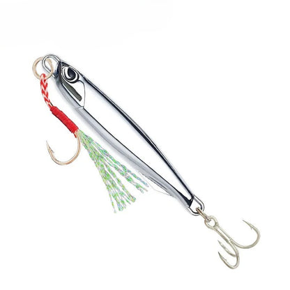 10 unidades/pacote Iscas Metálicas Jig para Pesca 30g 40g Chapeamento Prateado Isca Metálica Jig Pesca Marítima Isca de Pesca Baixo Salgado Material de Pesca