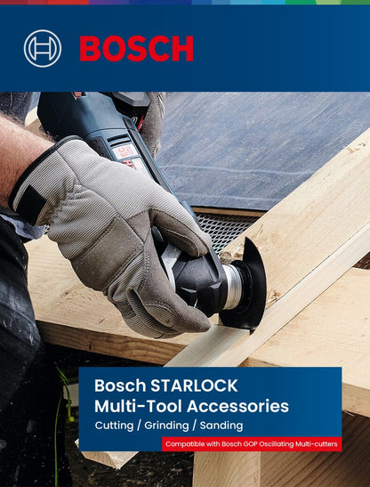 Lâmina de serra oscilante Bosch Starlock, conjunto de acessórios de lâminas de ferramentas multiuso oscilantes para ferramentas elétricas renovadoras da série Bosch Gop