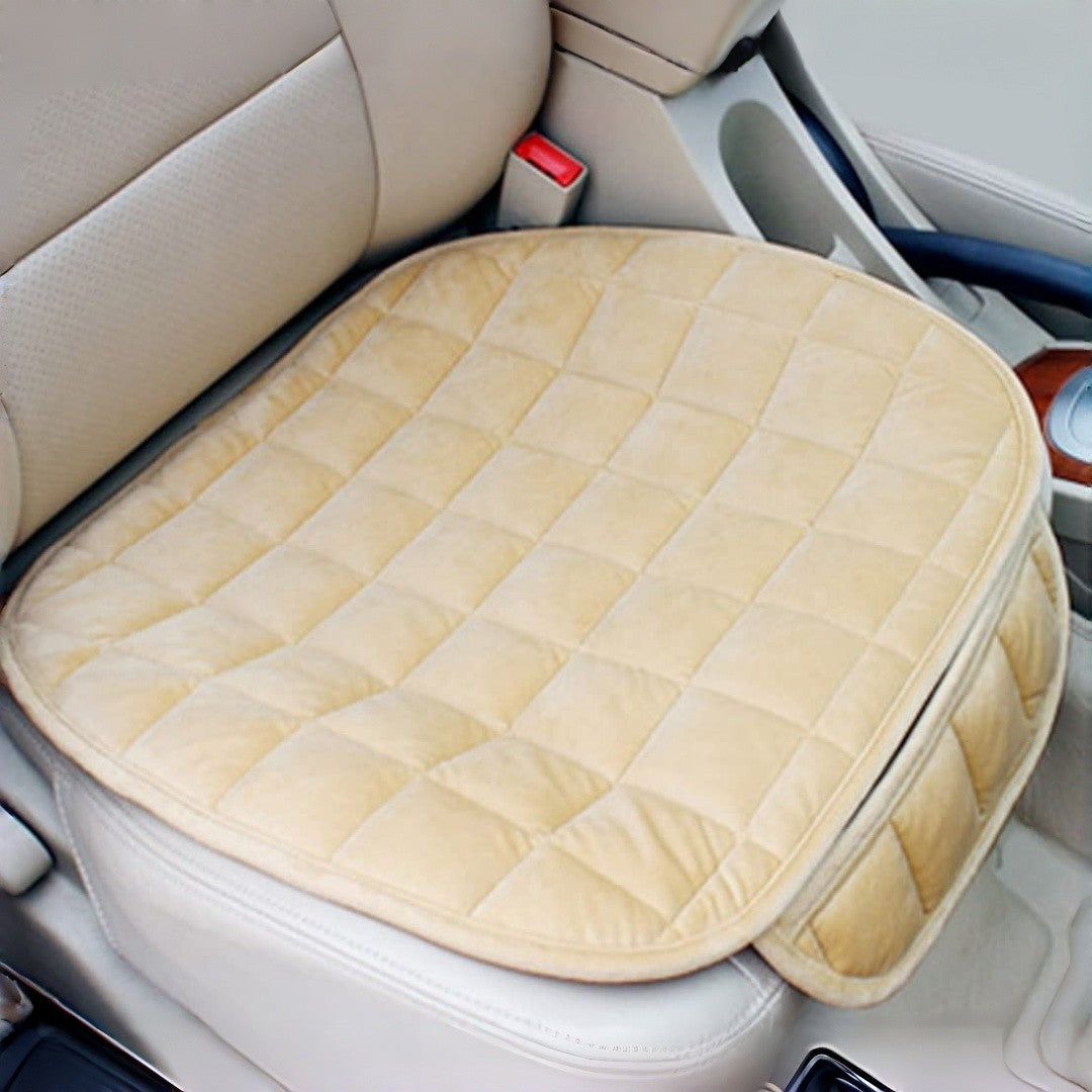 1Pc Soft Car Seat Cover Winter Warm Plush Automotive Seat Cushion Anti Slip Universal Auto Seat Protector