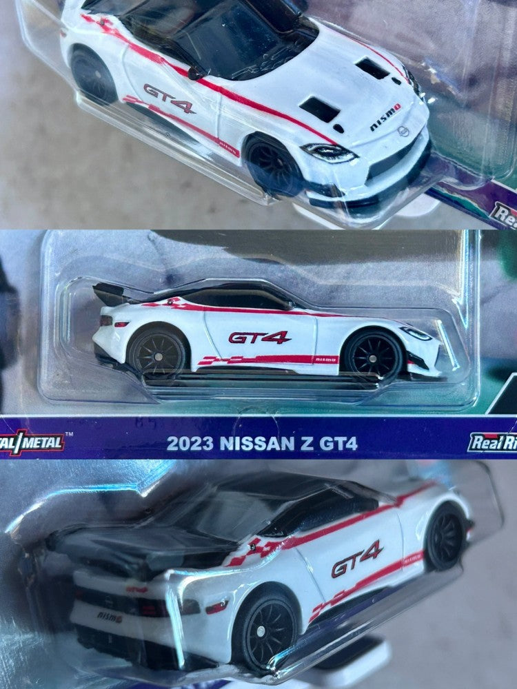 Hot Wheels Fpy86 Car Culture - Race Day (D) Porsche Bmw Nissan Premium Carros de Brinquedo de Metal Fundido de Alta Qualidade para Presentes de Aniversário e Natal