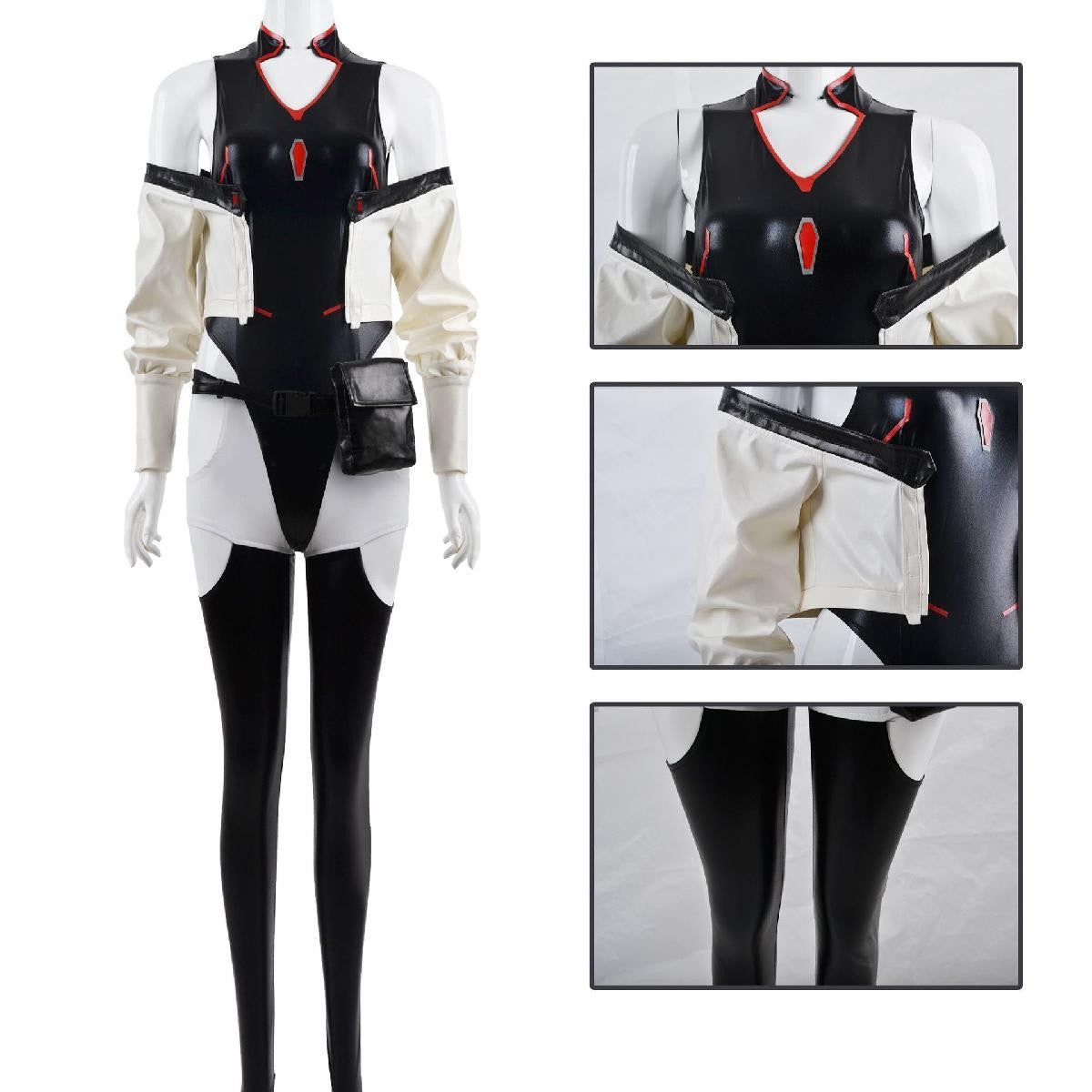 New anime cyberpunk edge runner Lucy cosplay costume jumpsuit jumpsuit jacket wig full set Halloween men's and women's clothing