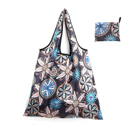 Reusable Shopping Large Bag Foldable Eco Tote With Pouch For Grocery Gym Office Supplies Beach Gear School Toys Storage Bags