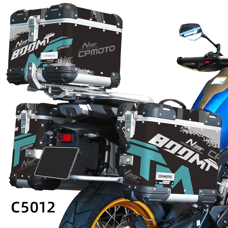 Adesivos de Motocicleta BIKE GP para CFMOTO 800MT N39° Conjunto de Adesivos Decorativos para Caixa de Ferramentas de Alumínio Baú de alumínio