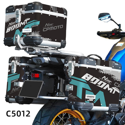 Adesivos de Motocicleta BIKE GP para CFMOTO 800MT N39° Conjunto de Adesivos Decorativos para Caixa de Ferramentas de Alumínio Baú de alumínio