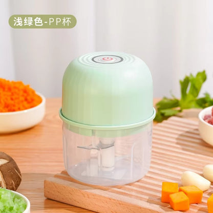 Electric Garlic Masher Garlic Grinder Onion Chopper 260ML Meat Grinder Ginger and Chili Grinder Kitchen Vegetable Blender