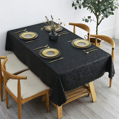 Olanly Waterproof Table Cloth Nordic Rectangular Tablecloth Round Tablecloth Non-slip Table Cover For Wedding Decor Dining Table