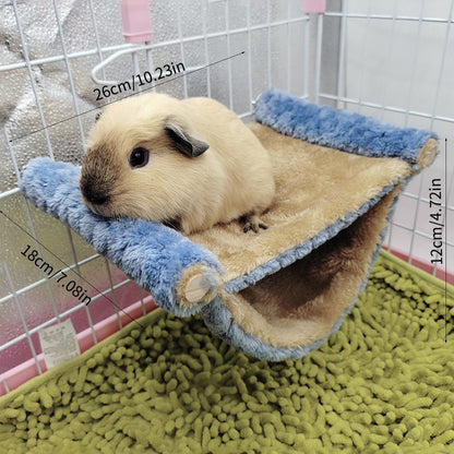 Cobaia Hamster Quente Rede Mel Canguru Esquilo Ninho Suspenso Cama Urso Dourado Chinchiila Brinquedo De Estimação Saltador