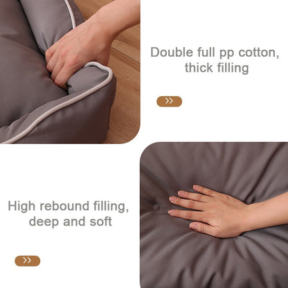 Cama de cachorro de inverno-Camas de sofá para cães, Cama de sofá para animais de estimação de espuma com capa removível lavável, forro impermeável e fundo antiderrapante