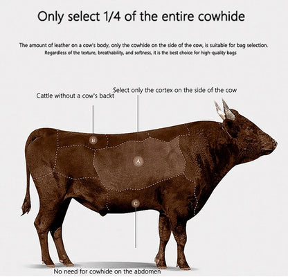 High Quality Cow Leather Ladies Handbags Fashion Luxury Female Messenger Tote Bags Women Genuine Leather Shoulder Crossbody Sac