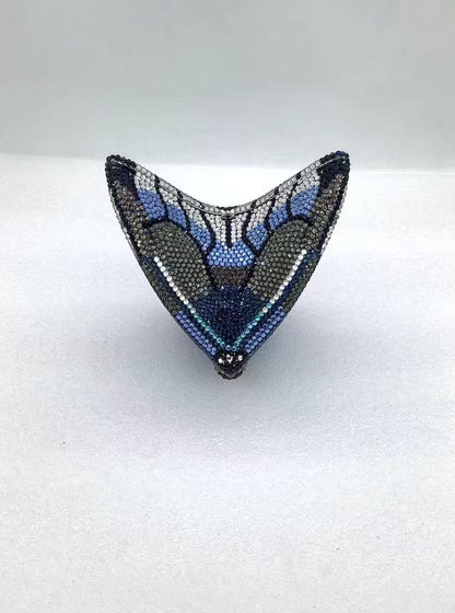 Women Butterfly Gems Evening Minaudiere Clutch Bags Women Crystals Purses and Handbags Bridal Wedding Purse Luxury Clutch Bag