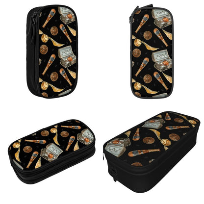 Desenho Animado Harries Filme P-Potters Magic World Estojo de Lápis Caneta Suporte Bolsas Estudante Material Escolar Necessaire Estojo de Lápis