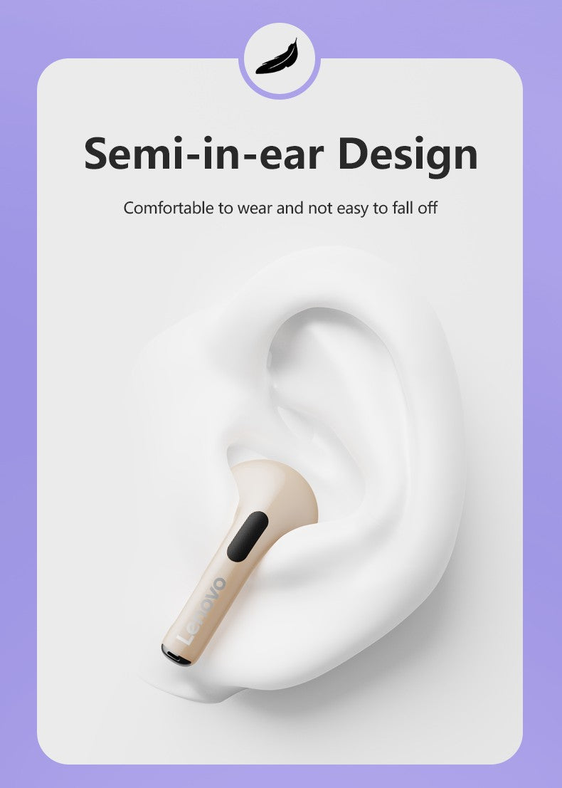 Original Lenovo LP40 Plus Earphones TWS LP40 II Wireless Bluetooth 5.3 Headphones Sport Noise Reduction Touch Control Earbus New