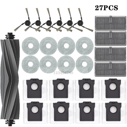 Dreame X40 Ultra / X40 Pro Robot Vacuum Spare Parts Main Side Brushes Mop Cloths HEPA Filters Dust Bags Accessories