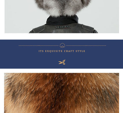Real Fur 100% Fox Skin Russian Businessmen Pilot Bombers Full Mao Men's hat Ushanka Winter Ear Guard Hat Raccoon Fur Beanie hat