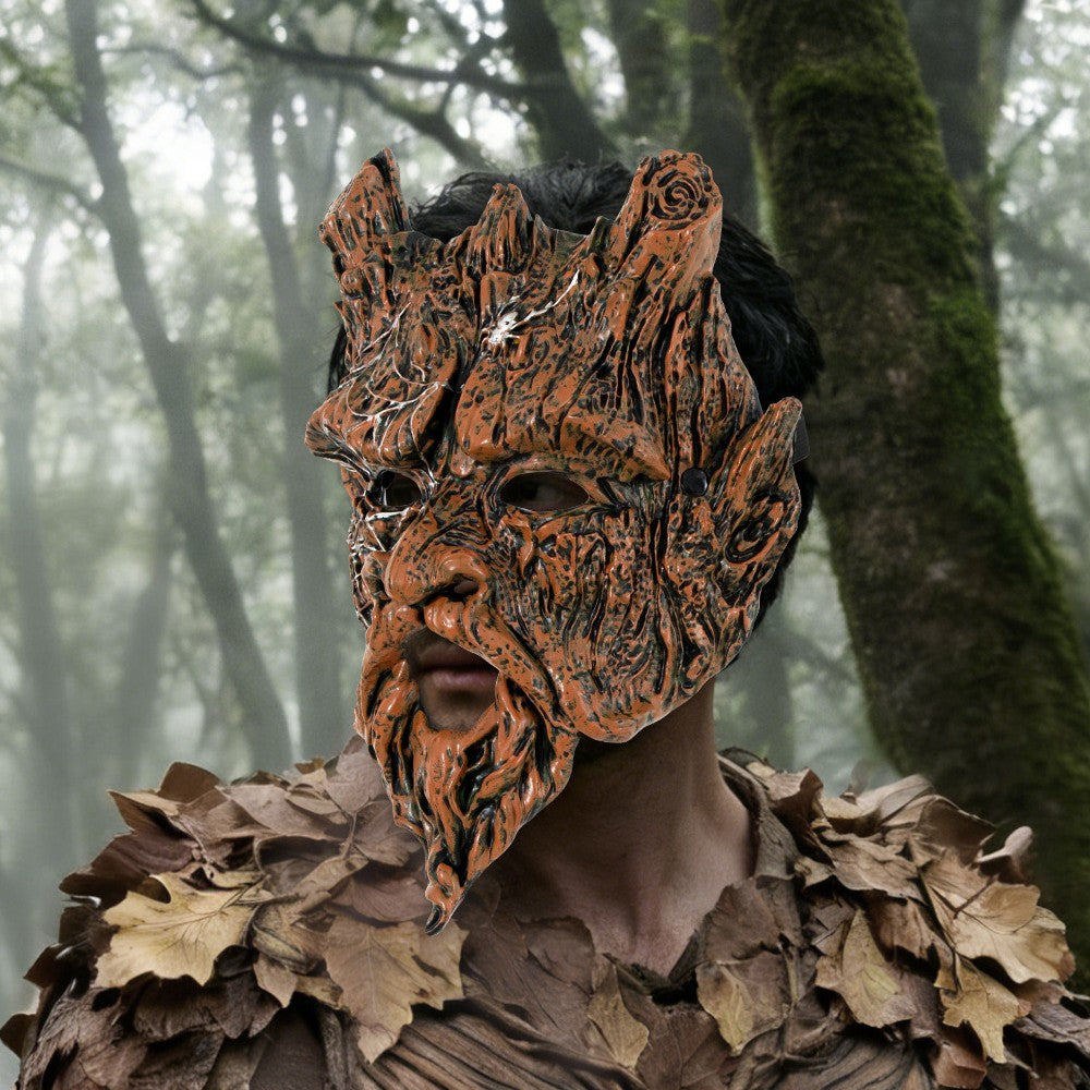 Tree Spirit Mask Scary Forest Spirit Mask Tree Ghost Halloween Cosplay Masquerade Carnival Costume Prop Bosgeest Masker