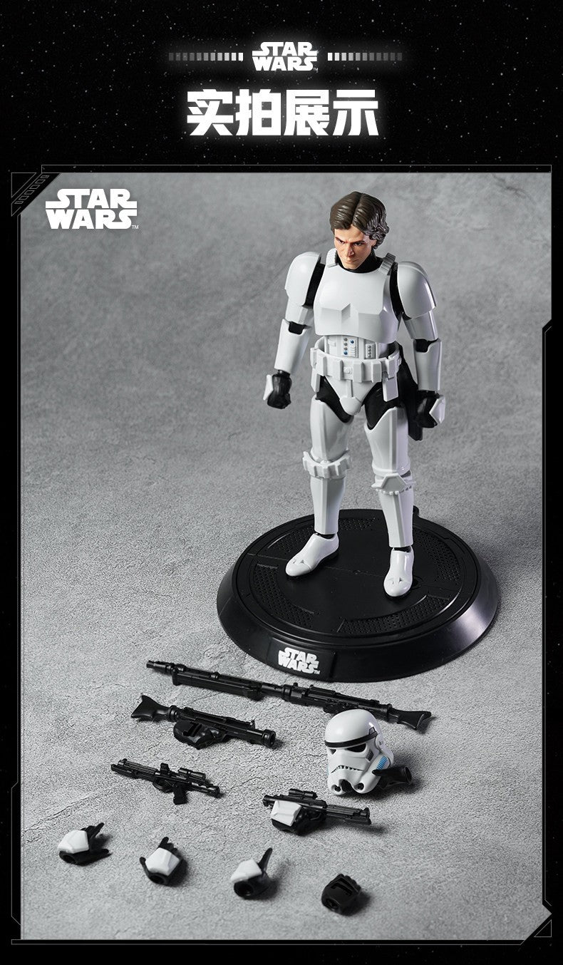 Blokees Star Wars Trooper Stormtrooper Darth Vader Bonecos de Ação Modelo Brinquedos de Montar Enfeite de Mesa Presentes de Aniversário
